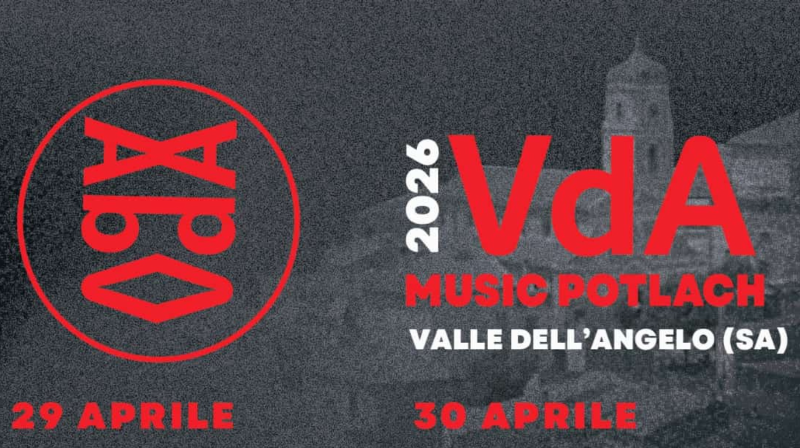 L’8^ VDA Music Potlatch nel comune meno popoloso della Campania: a Valle dell’Angelo